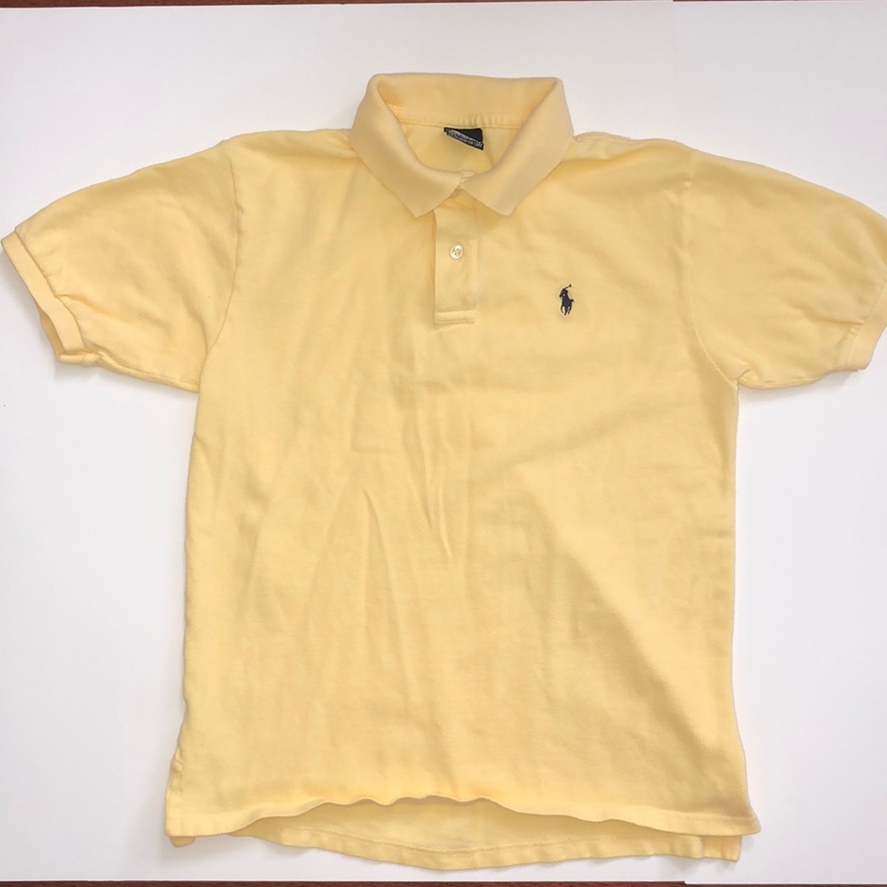 Boys polo Ralph Lauren light yellow polo